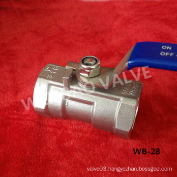 1-Part Reduced Opening Ball Valve 1" CF8m 1000 Wog